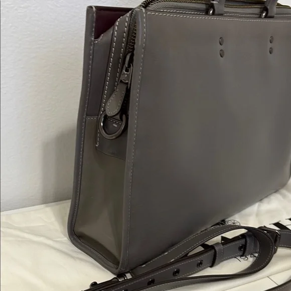 Coach Gray Rogue Brief with Professional Aesthetic - Picture 5 of 16